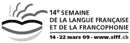En collaboration avec la 14e semaine de la langue française et de la francophonie