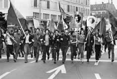 photo de manifestantEs mai 68